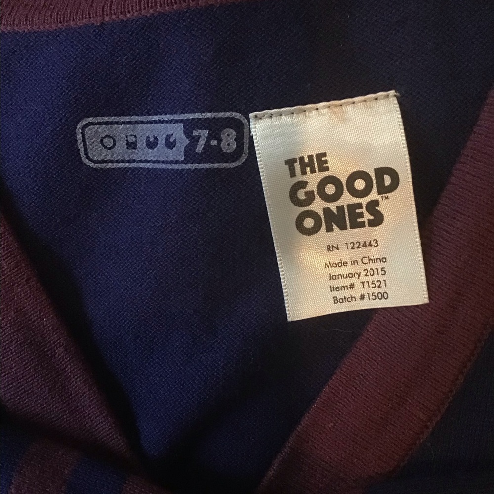 The Good Ones Cardigan w/ plaid pants 7/8 boys